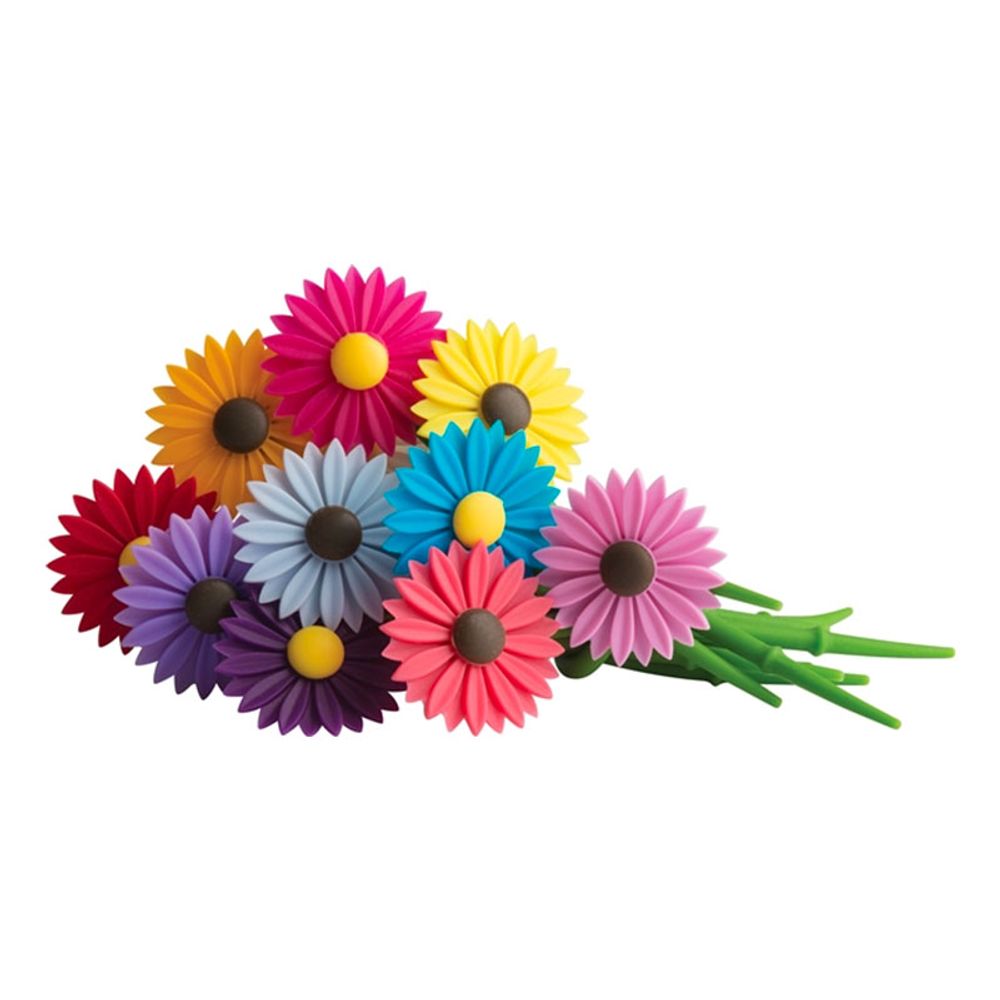 Blommor Glasmarkörer