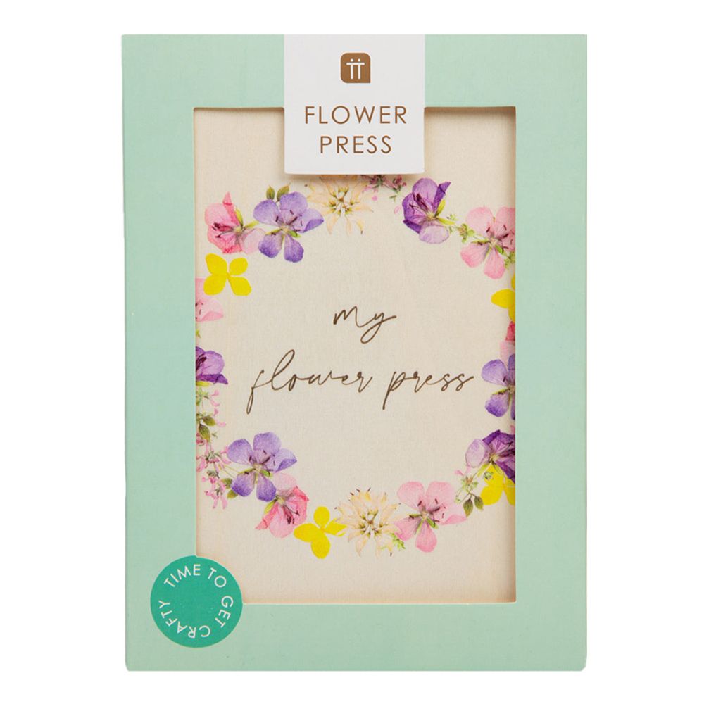 Blompress i Trä
