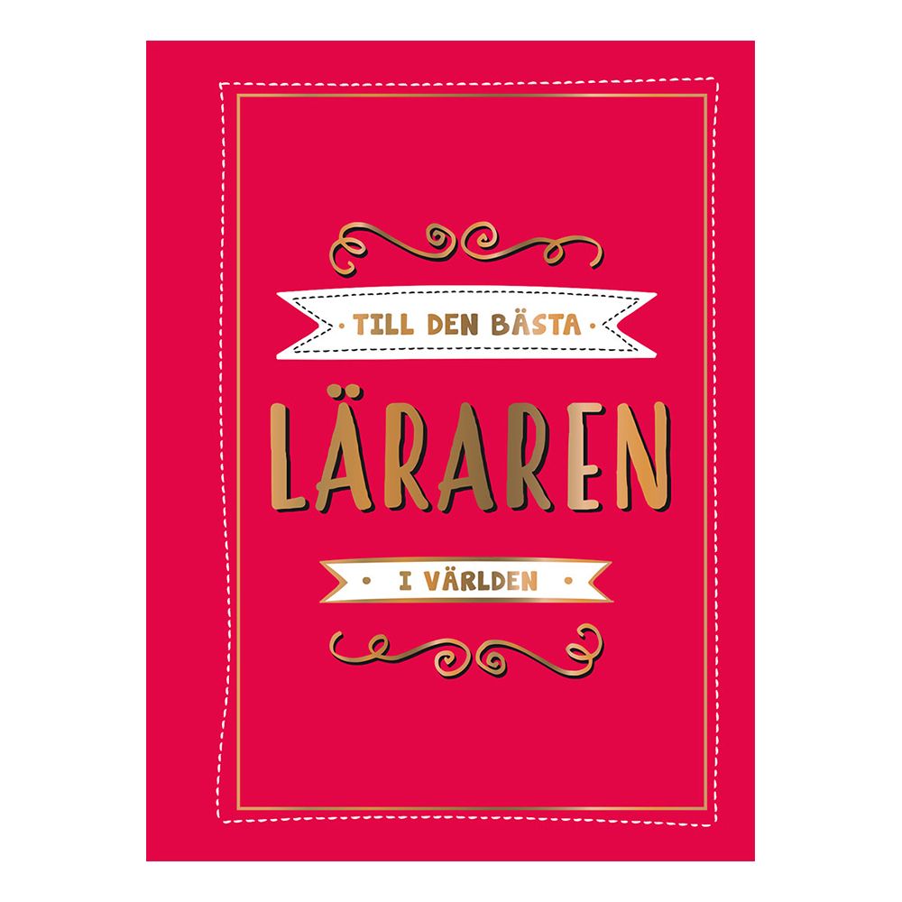Bok Till Den Bästa Läraren i Världen