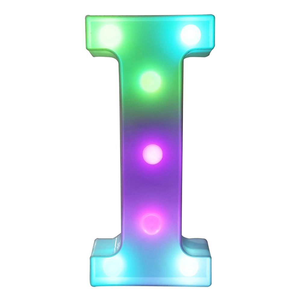 Bokstav med LED-belysning RGB
