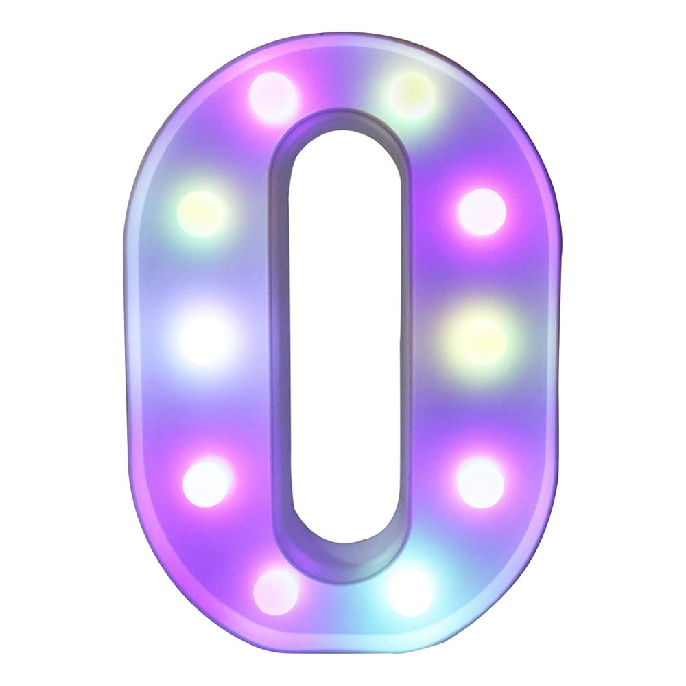 Bokstav med LED-belysning RGB