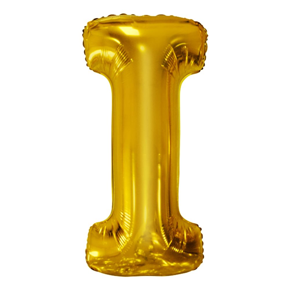 Bokstavsballong Guld Metallic