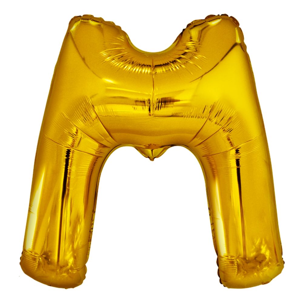 Bokstavsballong Guld Metallic