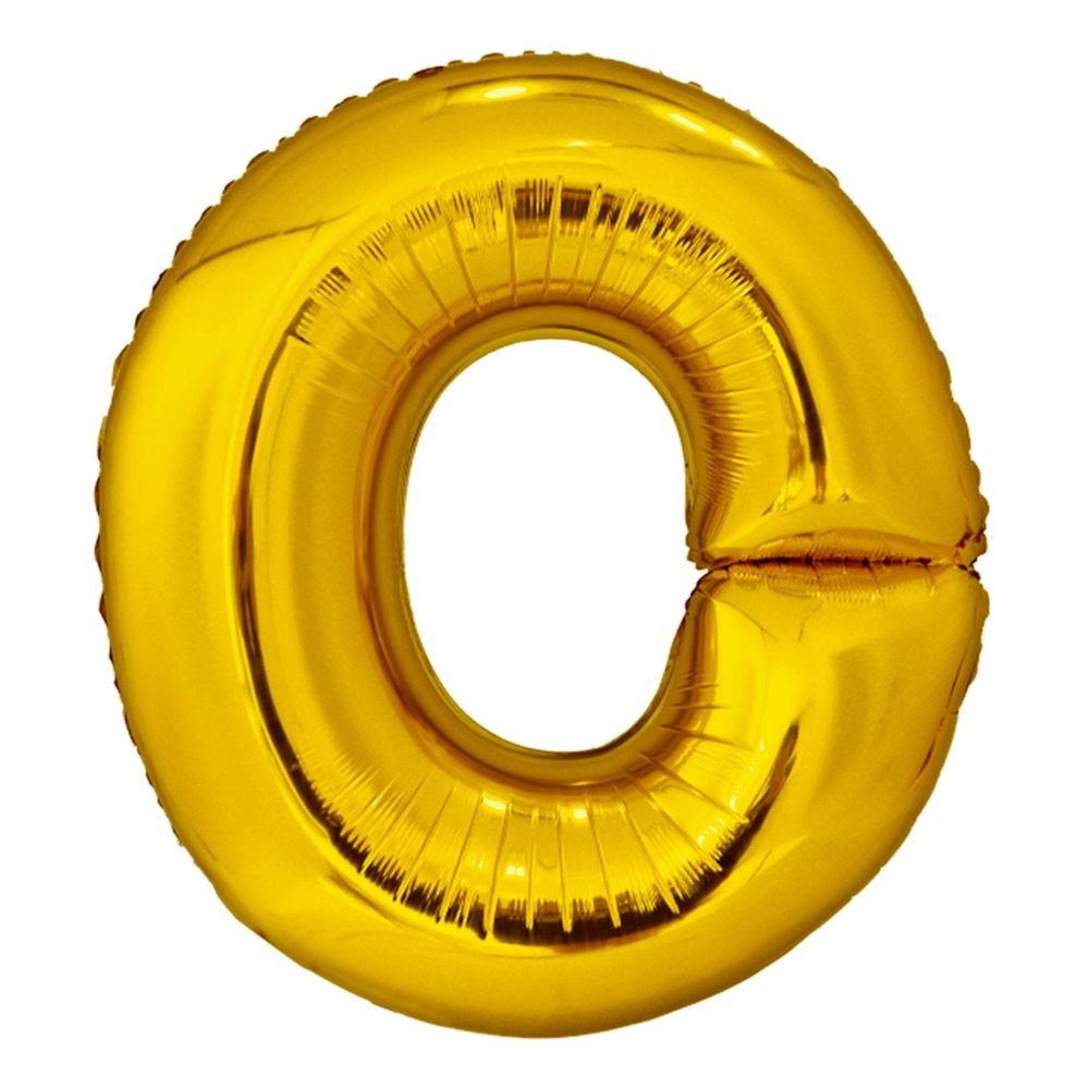 Bokstavsballong Guld Metallic
