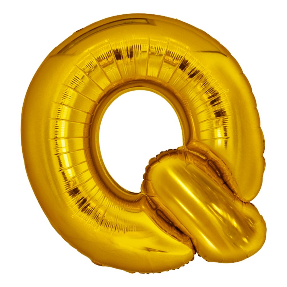 Bokstavsballong Guld Metallic