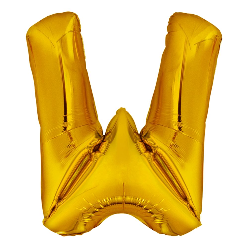 Bokstavsballong Guld Metallic