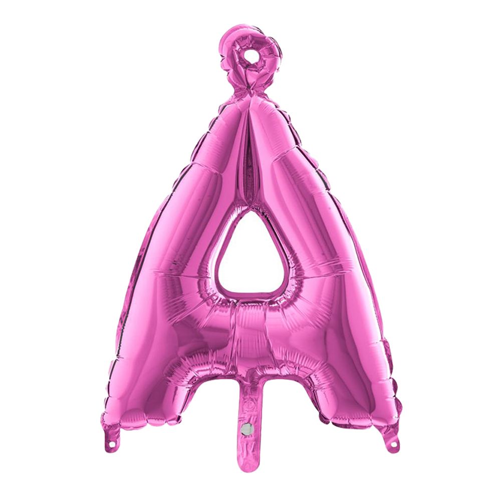 Bokstavballong Mini Rosa