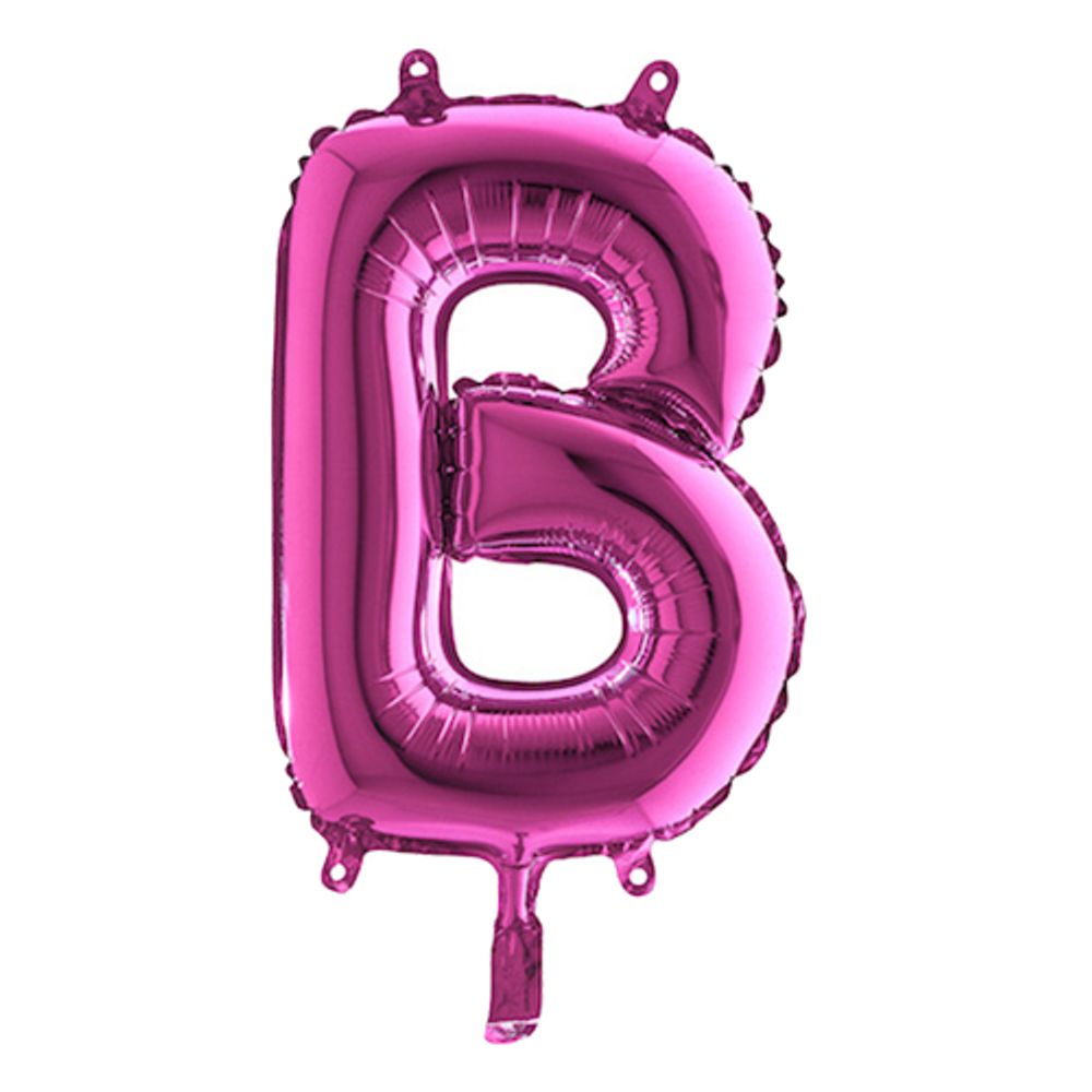 Bokstavballong Mini Rosa