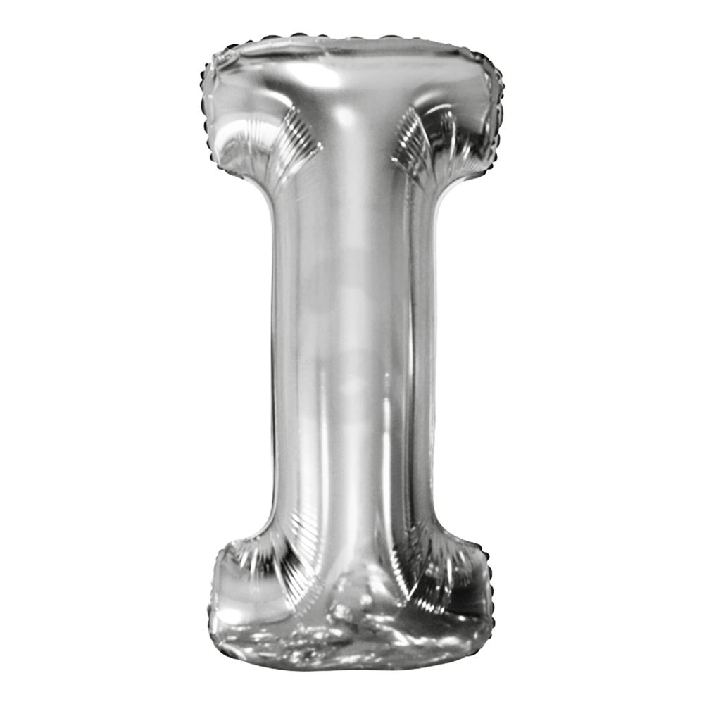 Bogstavballoner Sølv Metallic