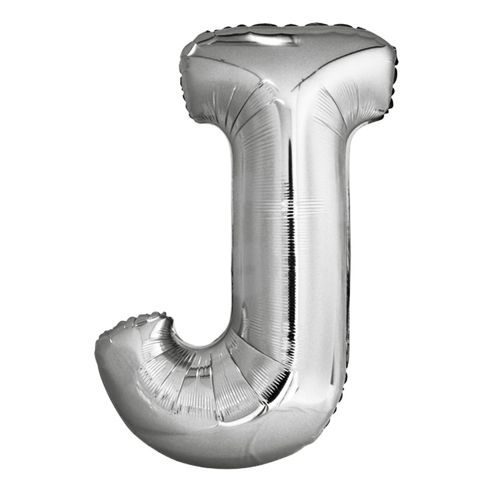 Bogstavballoner Sølv Metallic
