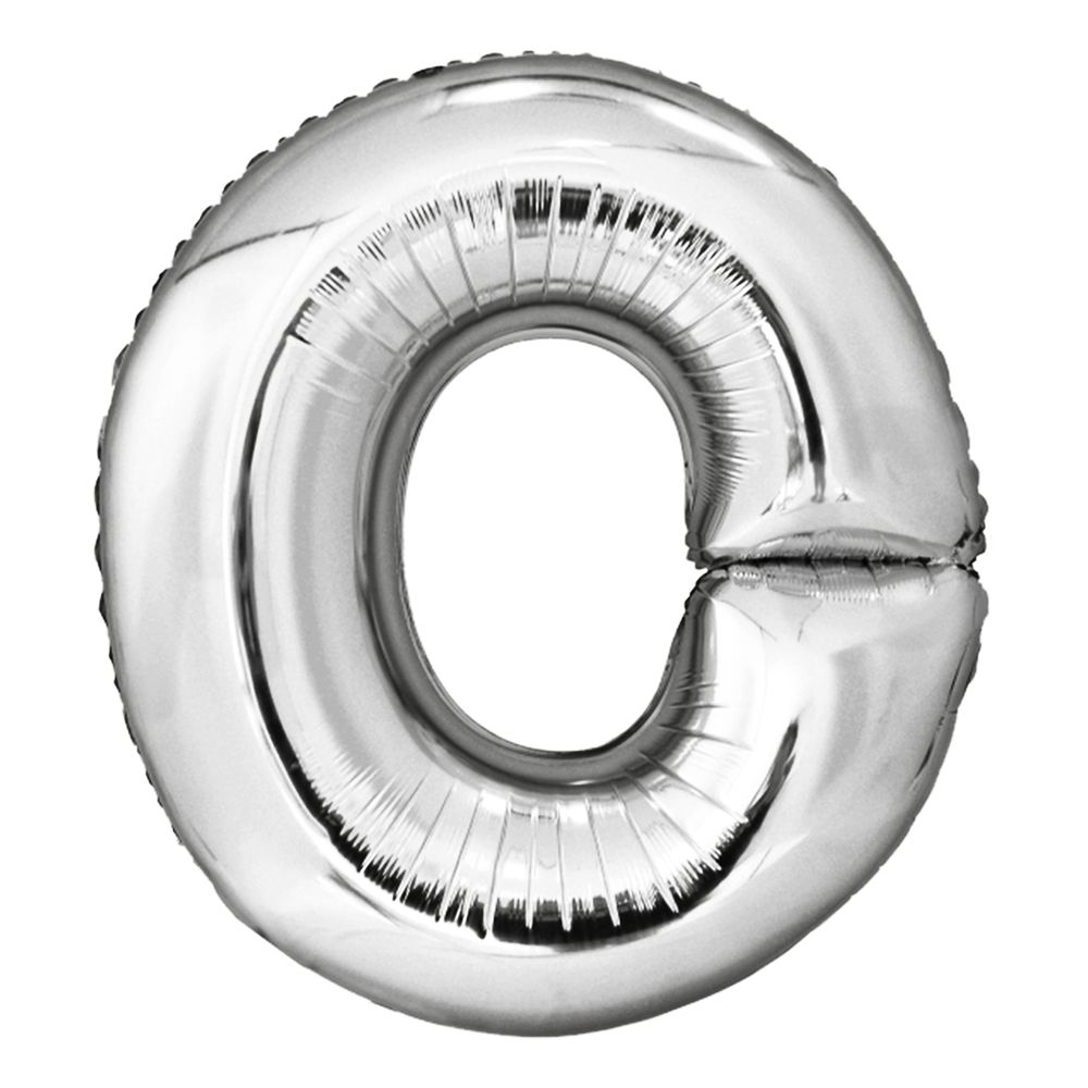 Bogstavballoner Sølv Metallic