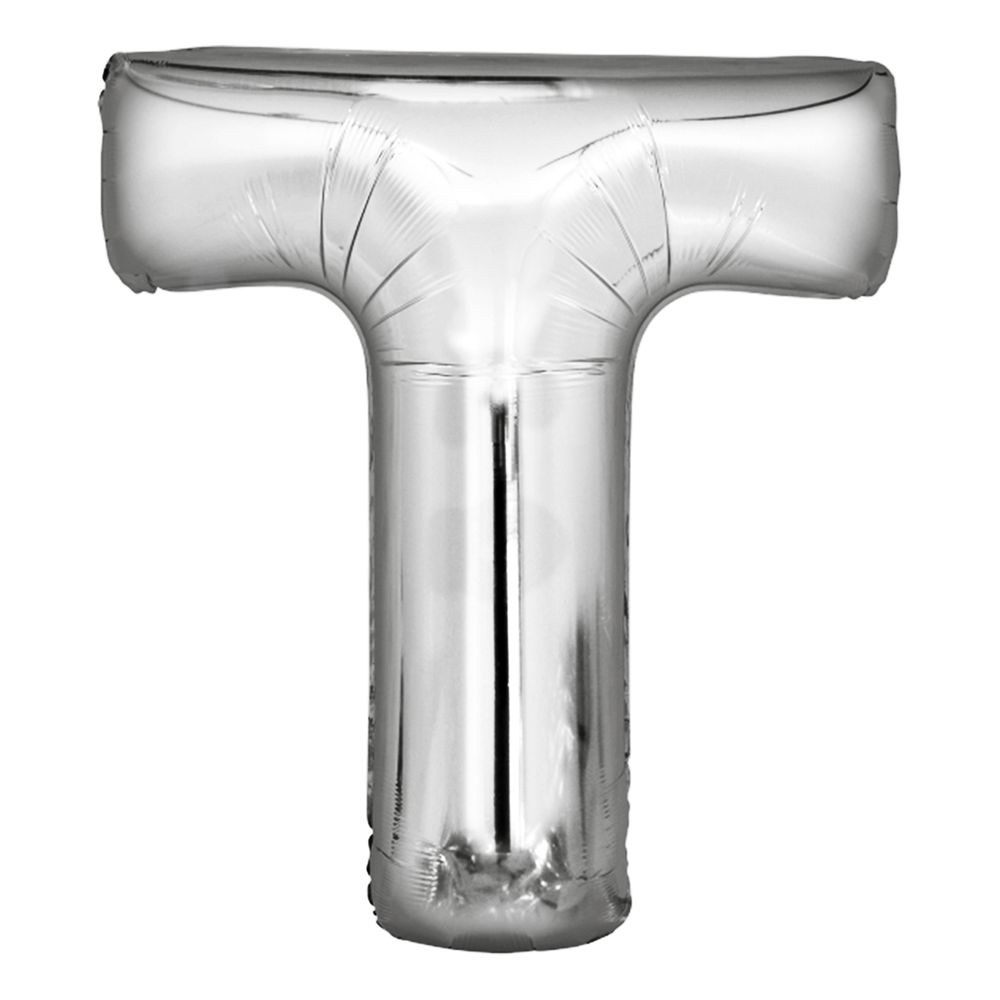 Bogstavballoner Sølv Metallic
