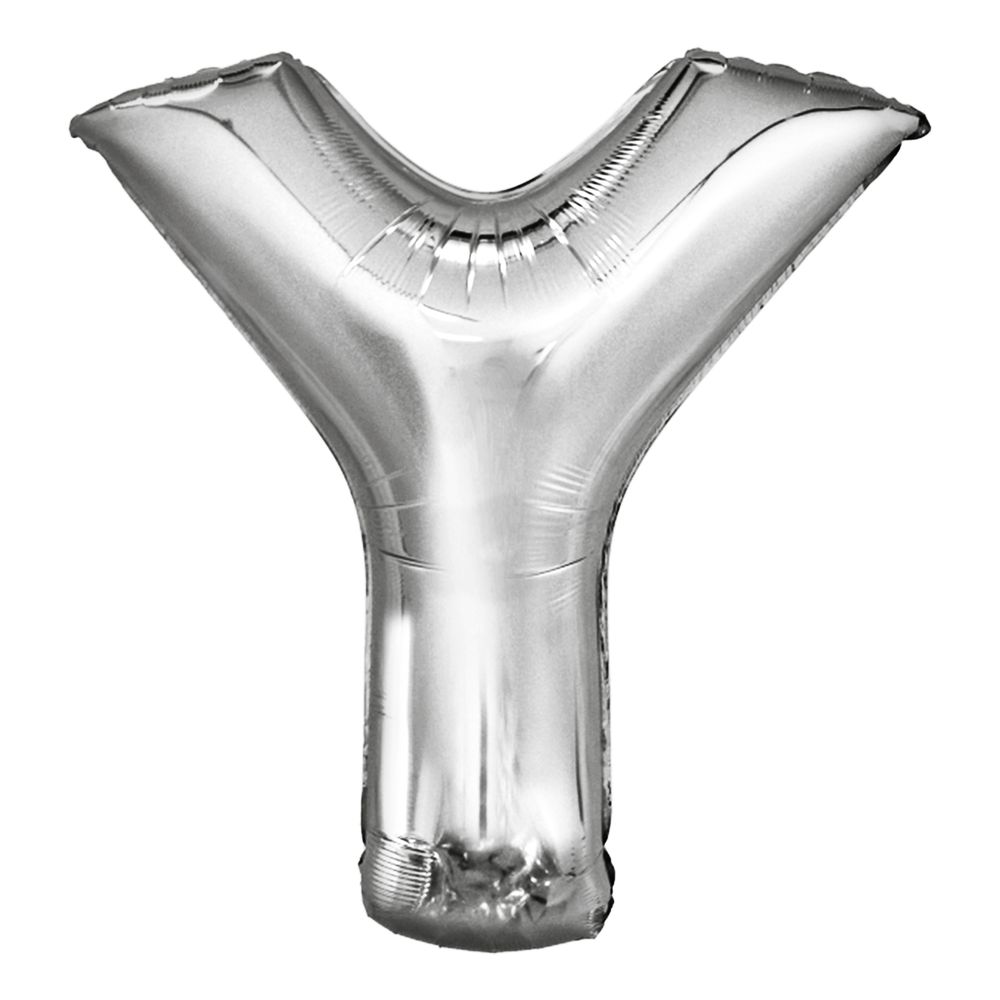 Bogstavballoner Sølv Metallic