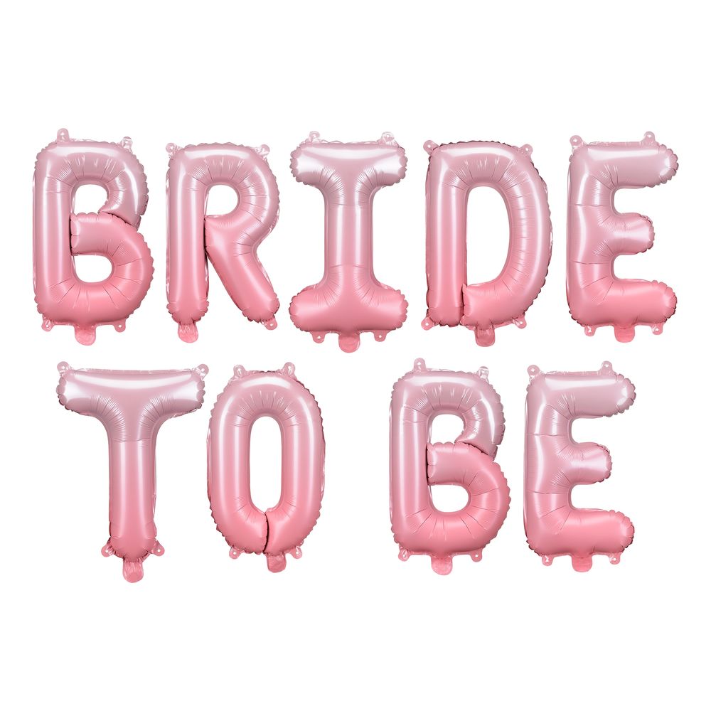 Kirjainilmapallot Bride To Be