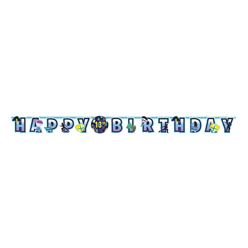 Bokstavgirlander Happy Birthday Battle Royale