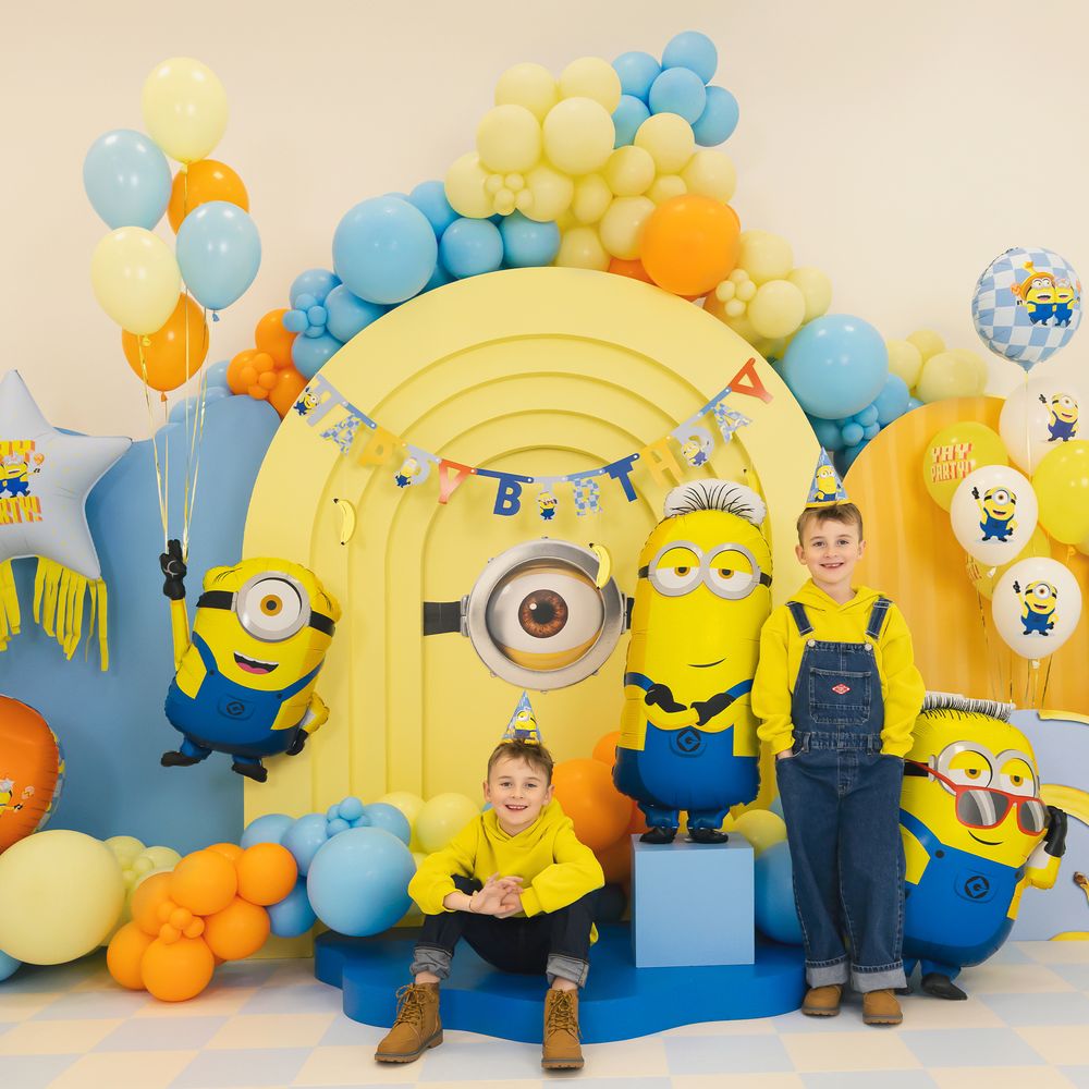 Bogstavsguirlande Happy Birthday Minions