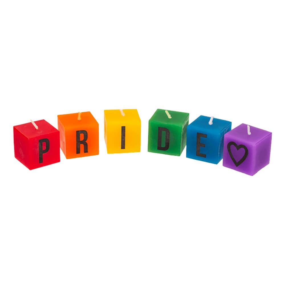 Kirjainkynttilät Pride