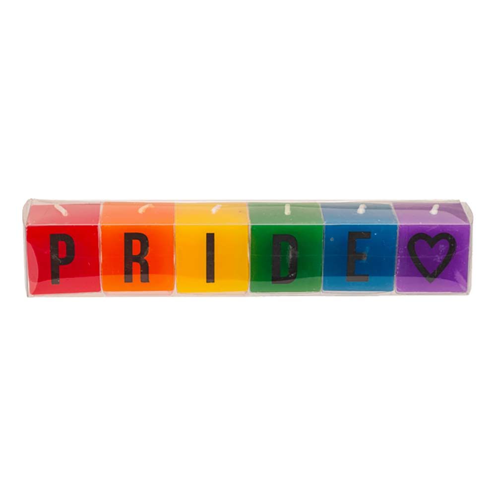 Kirjainkynttilät Pride