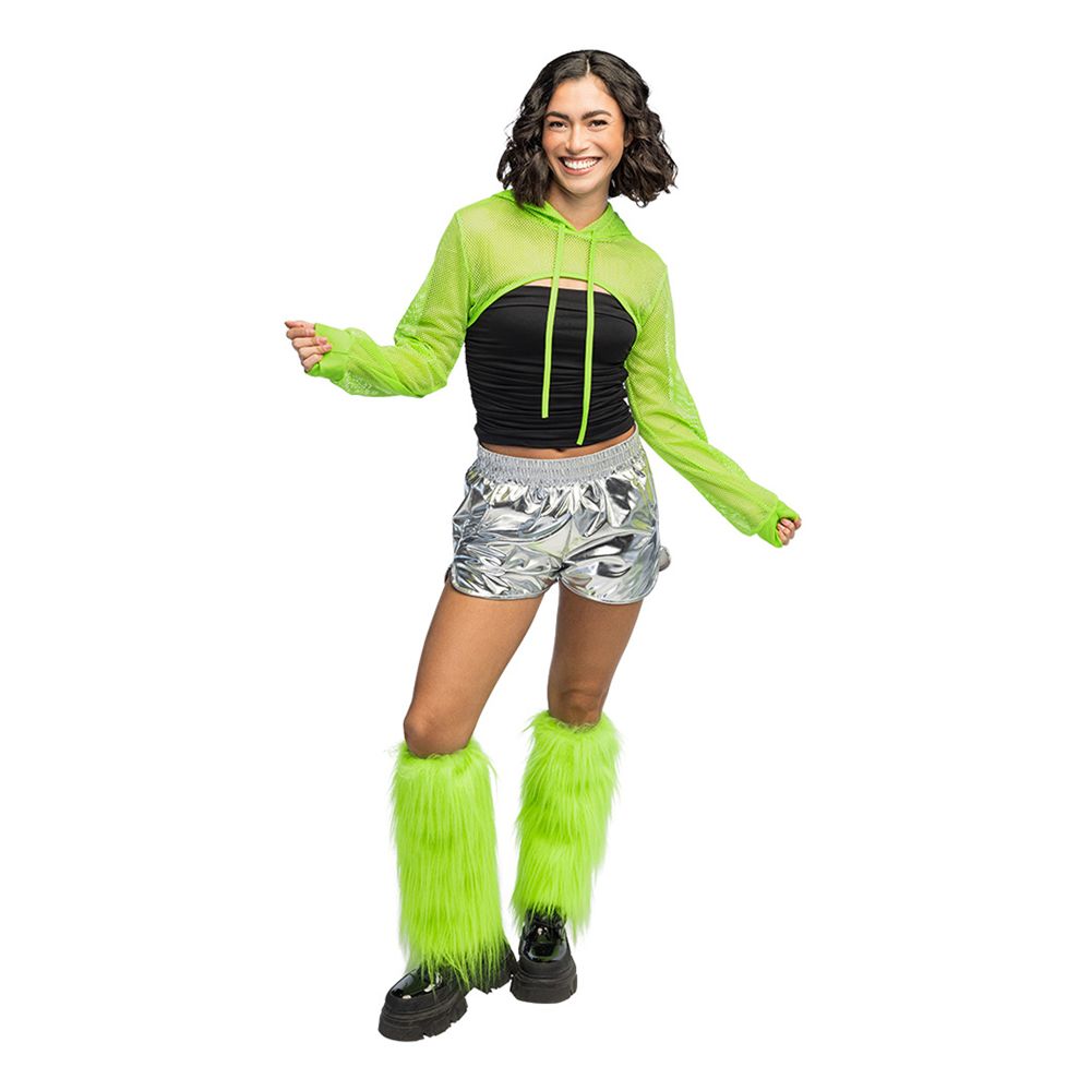 Bolero Fishnet UV Neongrön