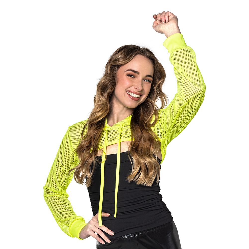 Bolero Fishnet UV Neongul