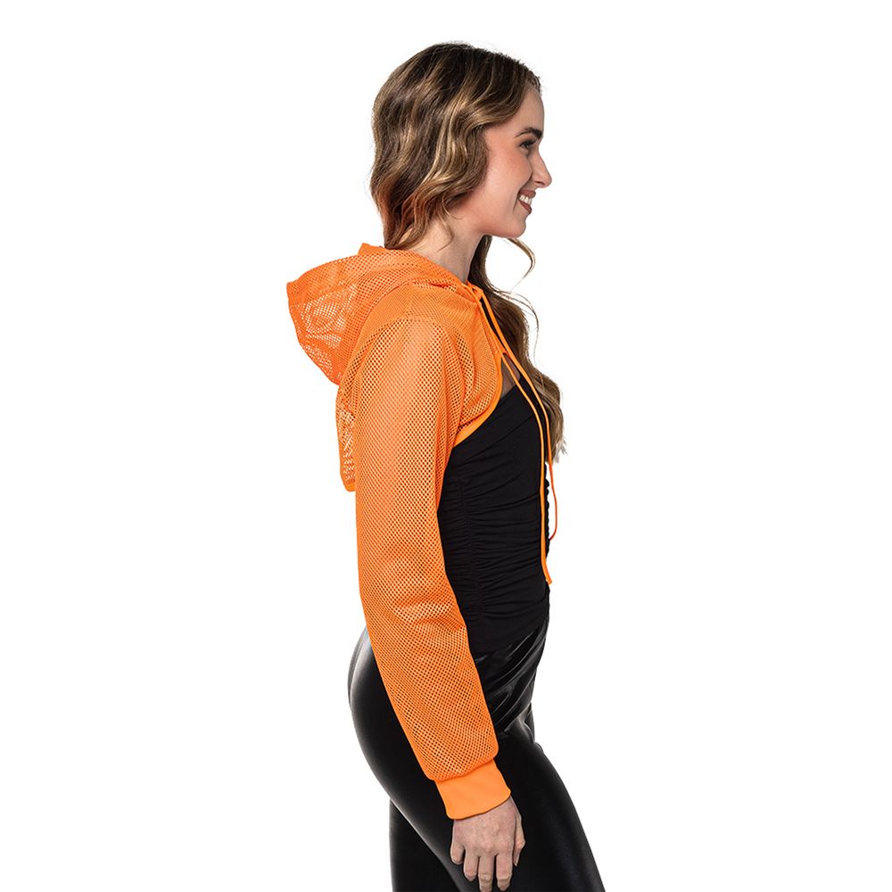 Bolero Fishnet UV Neonorange