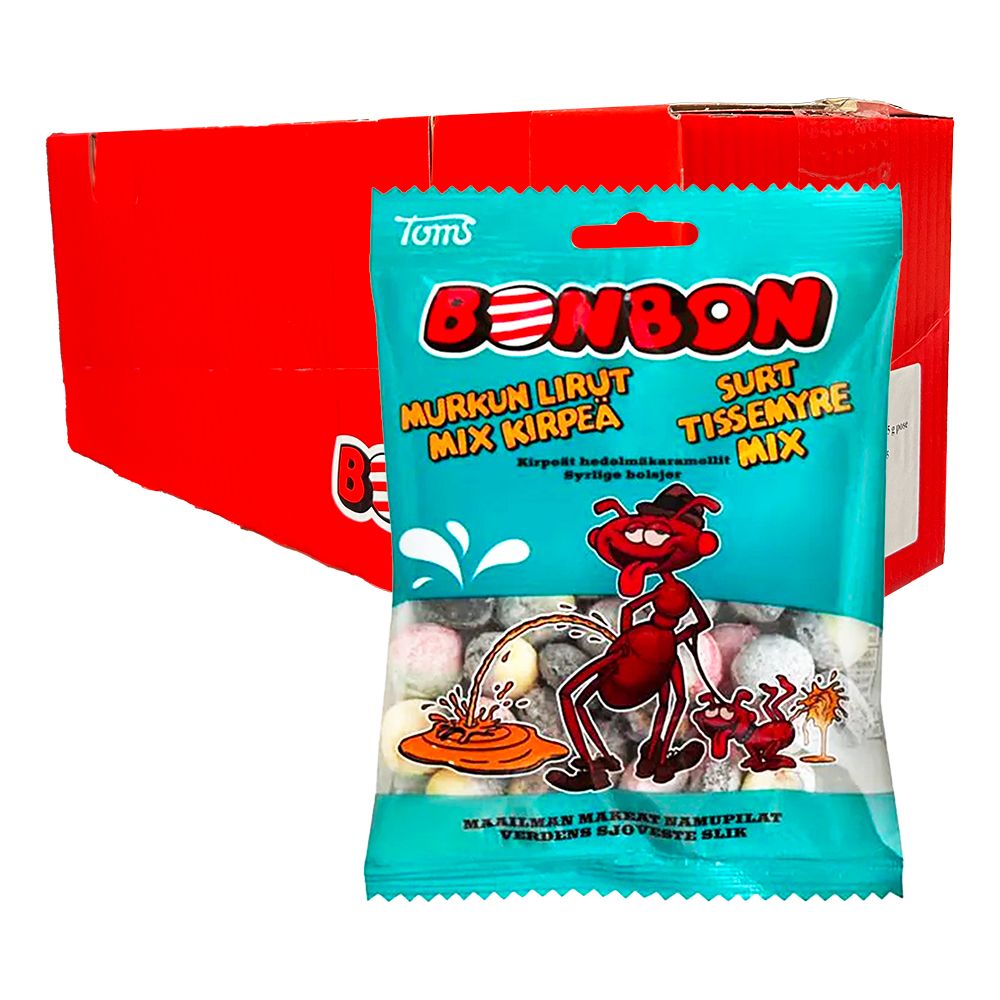 BonBon Surt Tissemyre Mix Storpakning