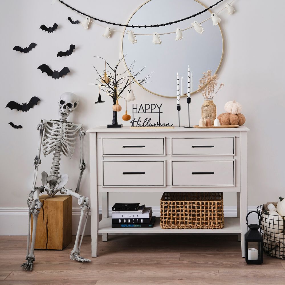BOO Halloween Metalldekorasjon for Gresskar