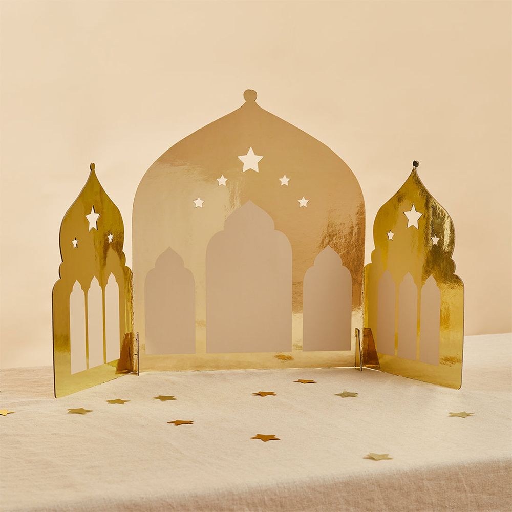 Pöytäkoriste Eid Mubarak Temppeli Kulta