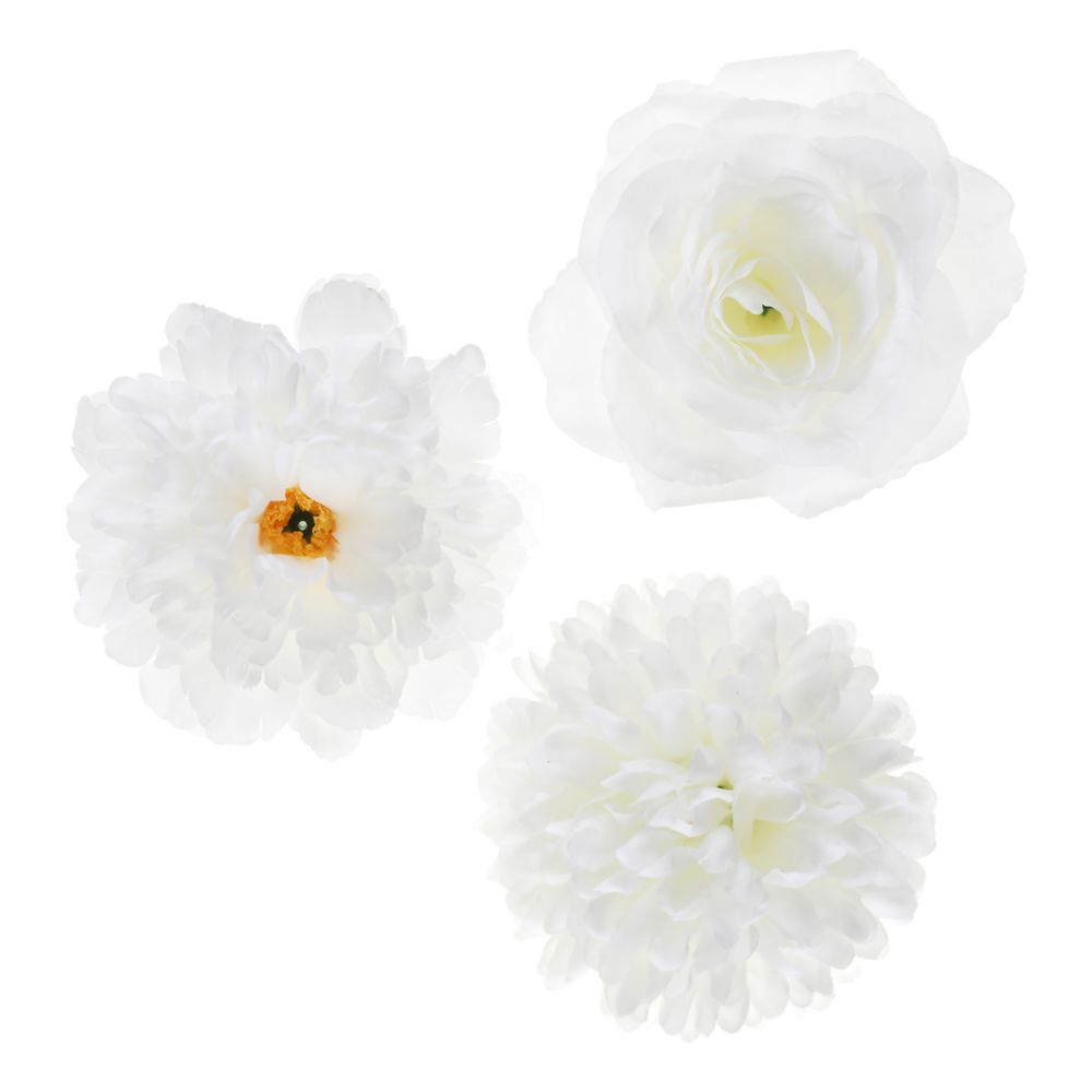 Borddekoration Hvide Blomster