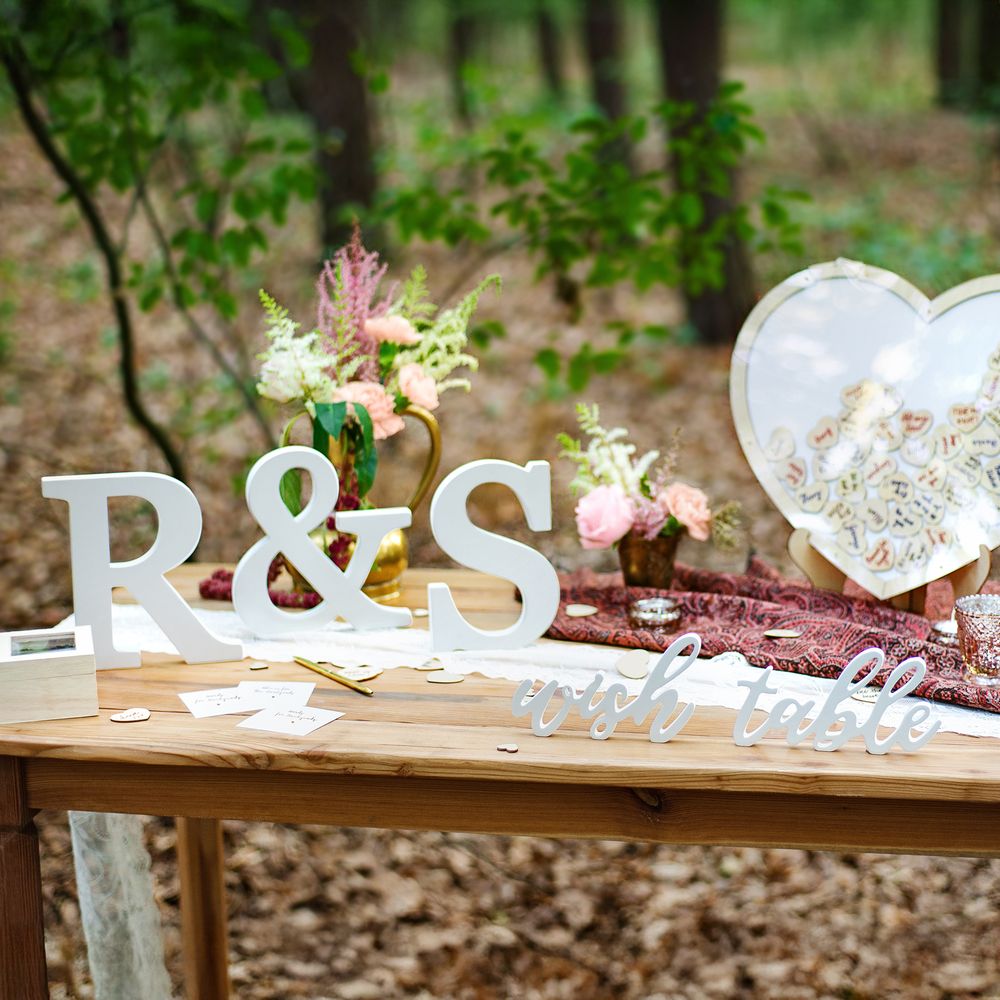 Borddekoration Wish Table Hvid