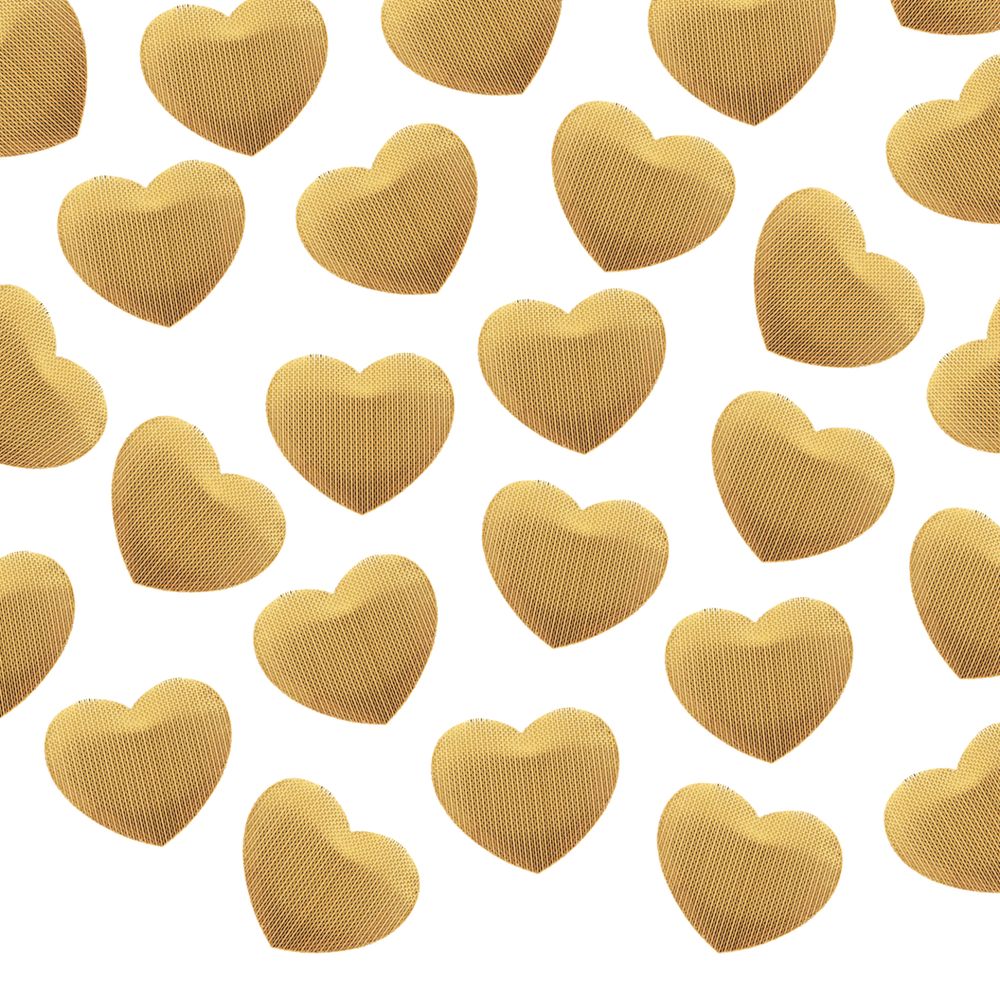 Bordsdekorationer Hjerte Guld