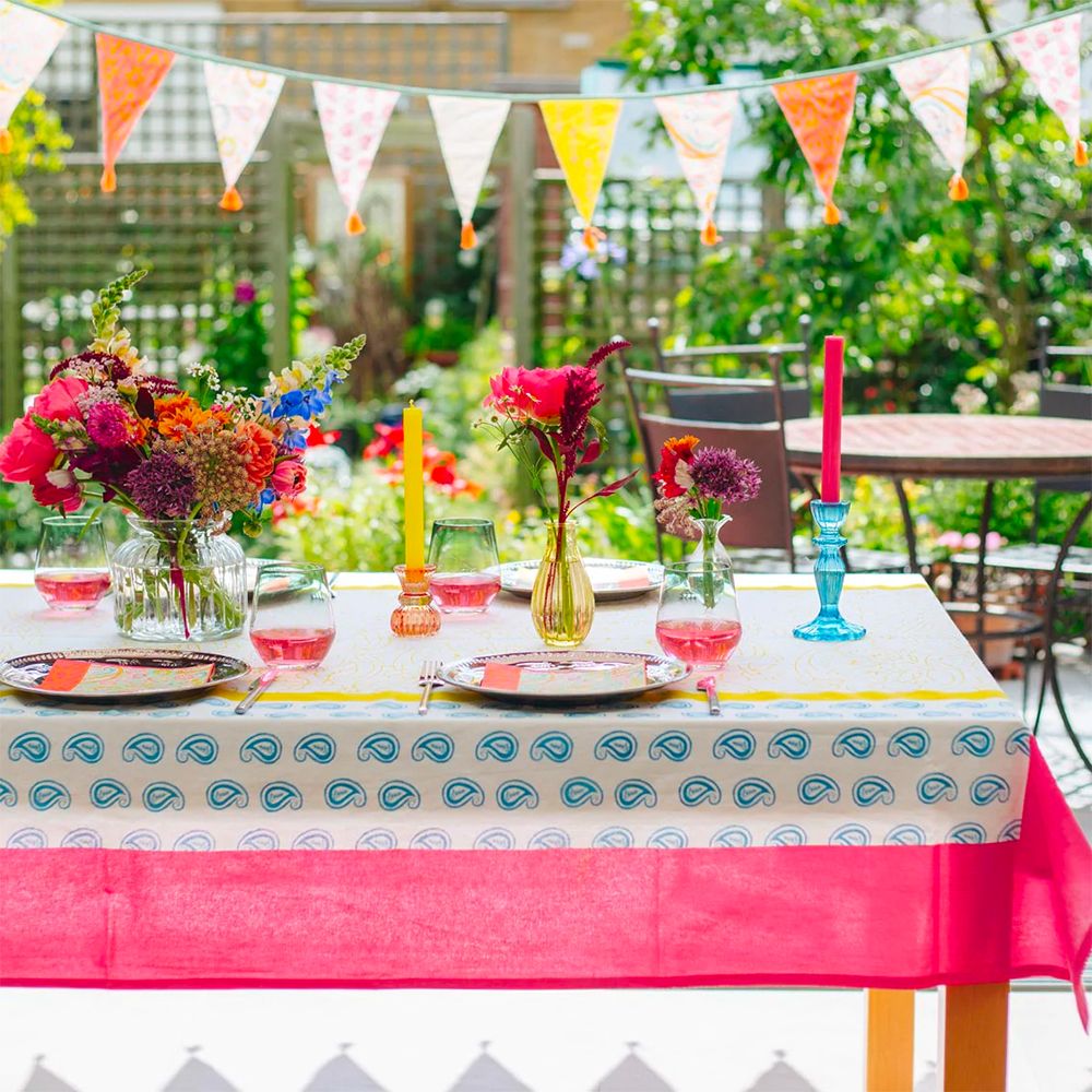 Borddug i Stof Boho Paisley