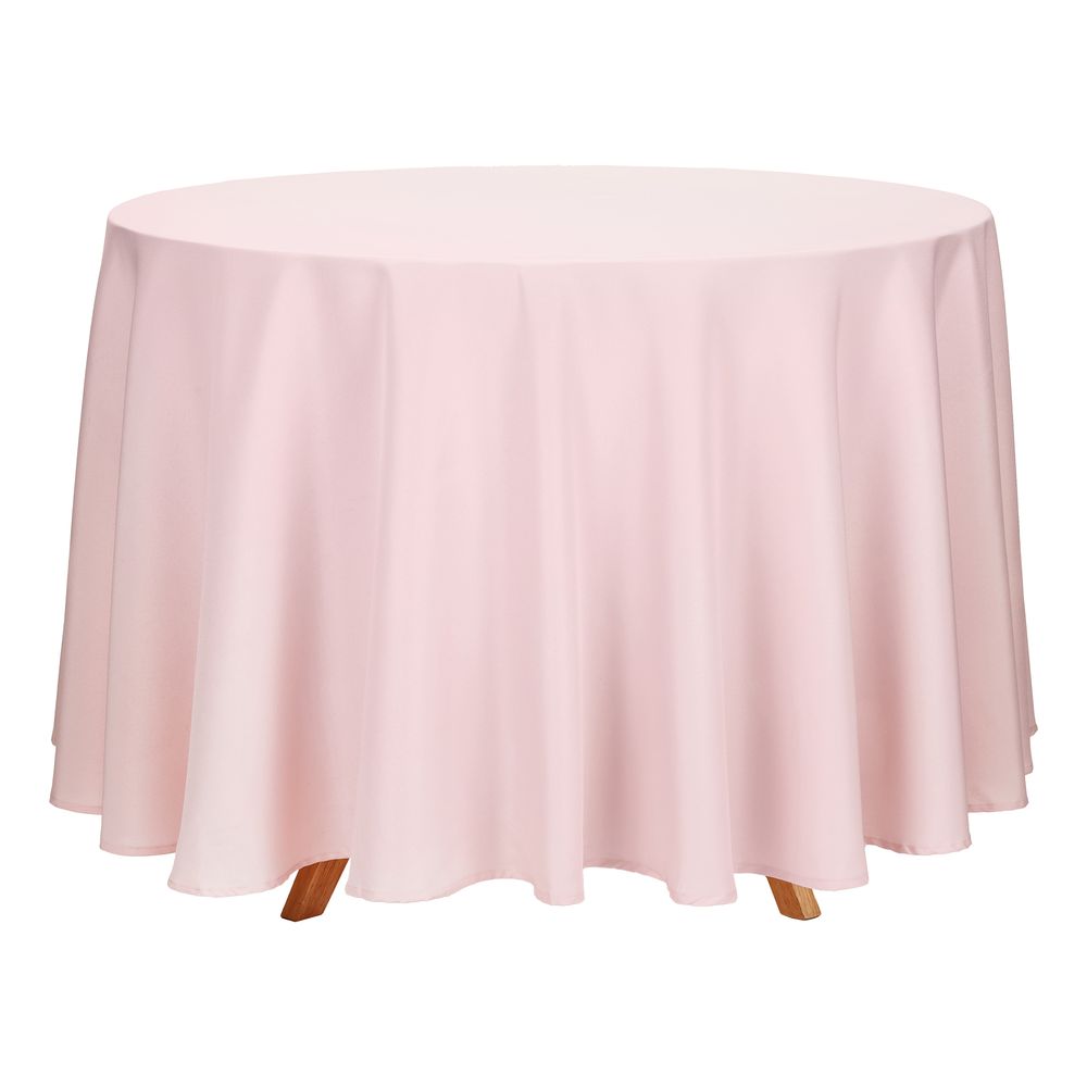 Borddug i Stof Rund Dusty Pink