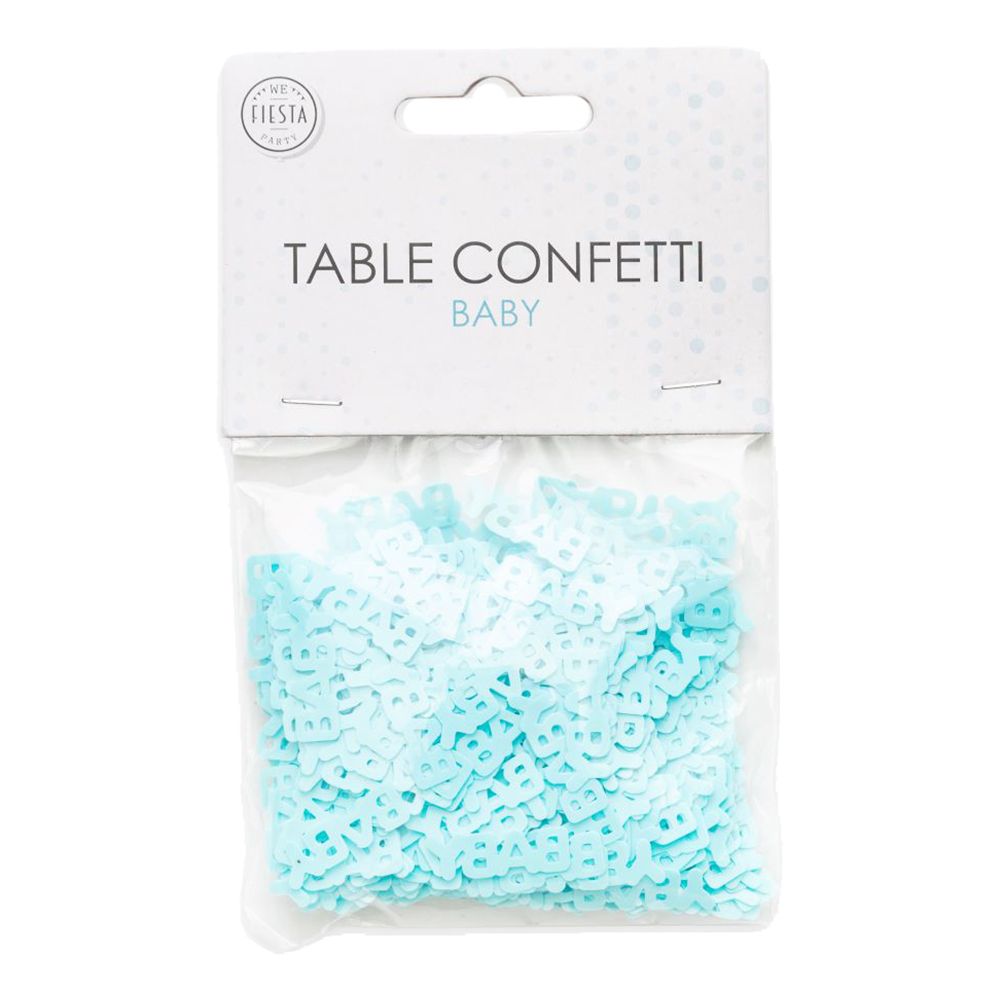 Bordskonfetti Baby Blå