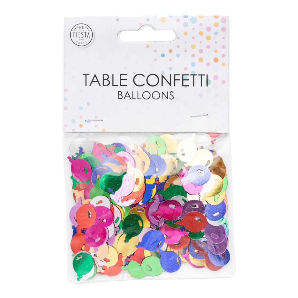 Pöytäkonfetti Ilmapallot Värisekoitus Metallic