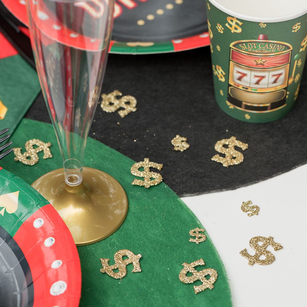 Pöytäkonfetti Casino Kulta/Glitter