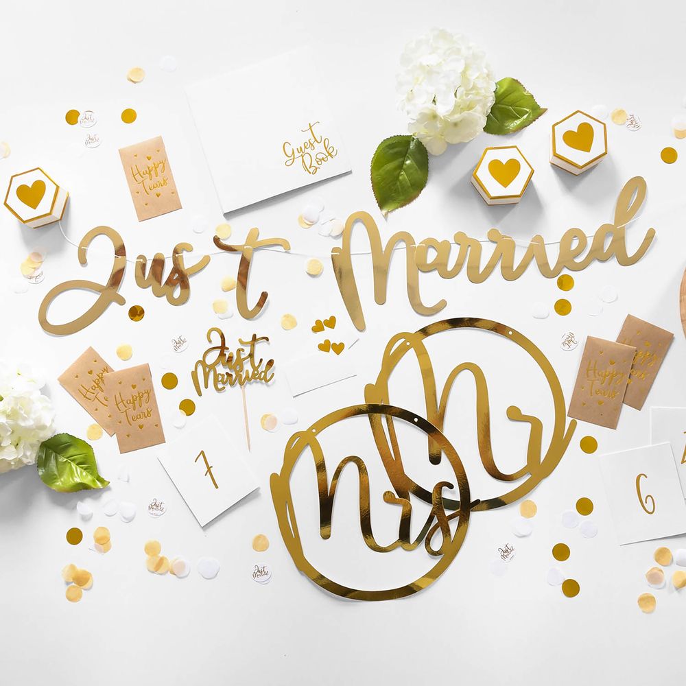 Bordkonfetti Just Married