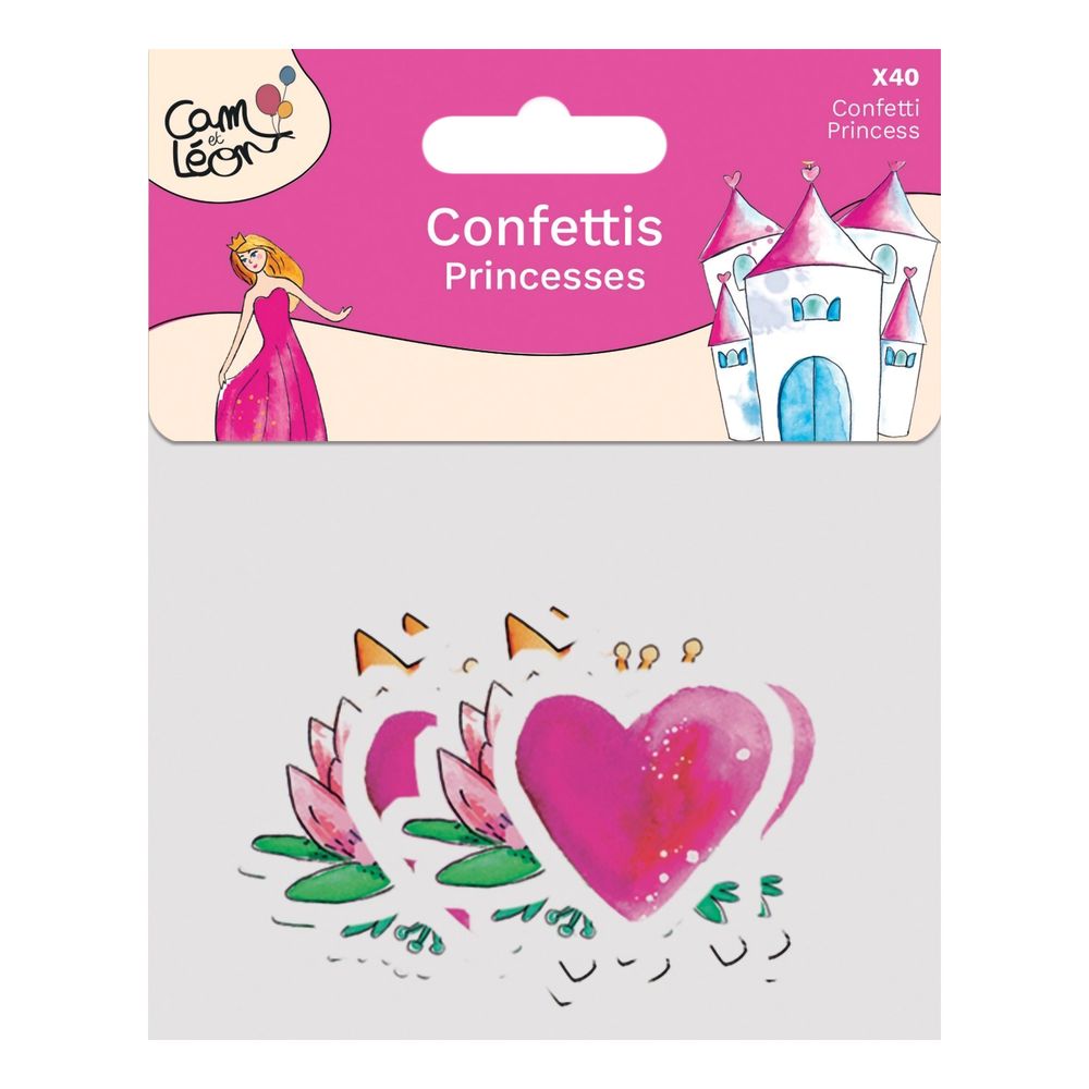 Bordkonfetti Prinsesse