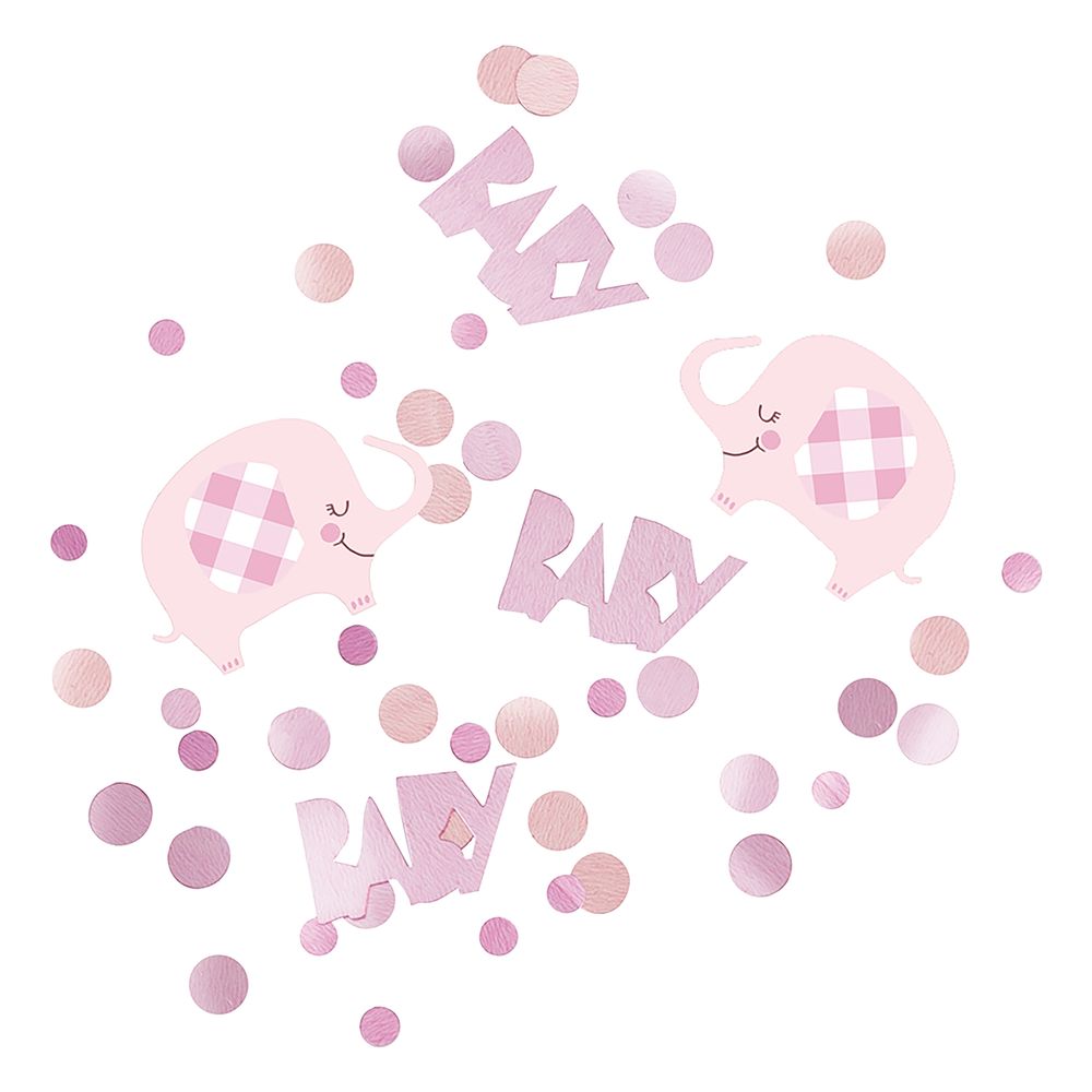 Pöytäkonfetti Vaaleanpunainen Baby Shower
