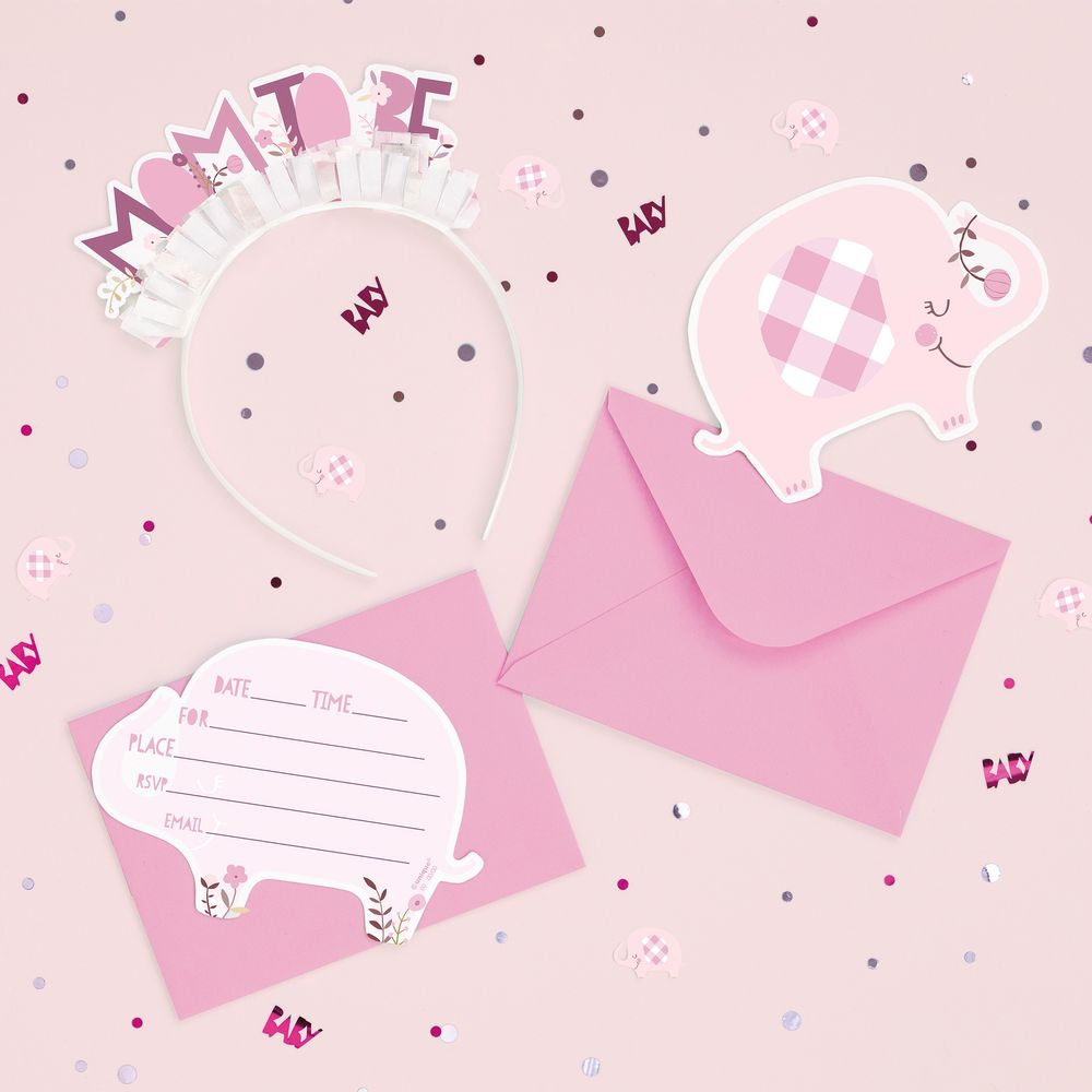 Pöytäkonfetti Vaaleanpunainen Baby Shower