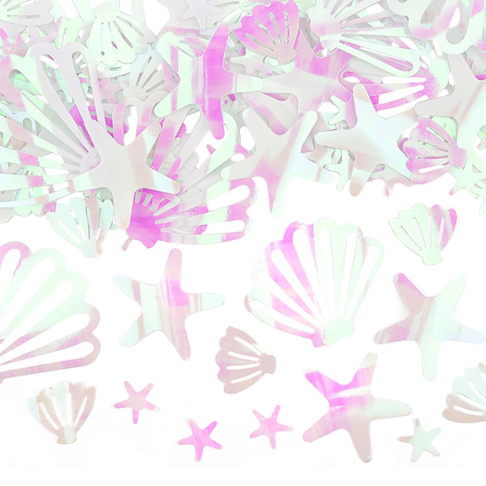 Pöytäkonfetti Simpukat Iridescent