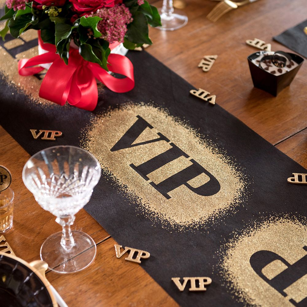 Bordløber VIP Guld/Sort