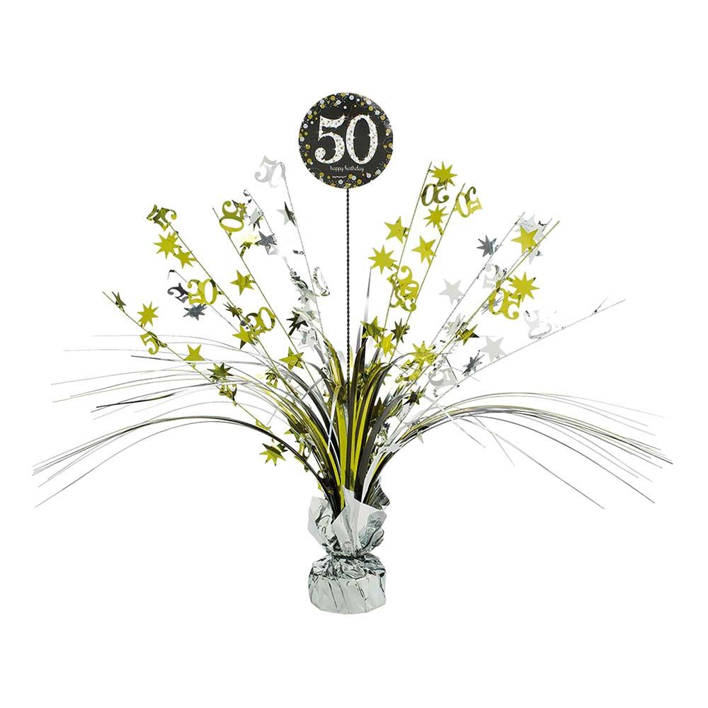 Borddekoration 50 Guld/Sølv Glitter
