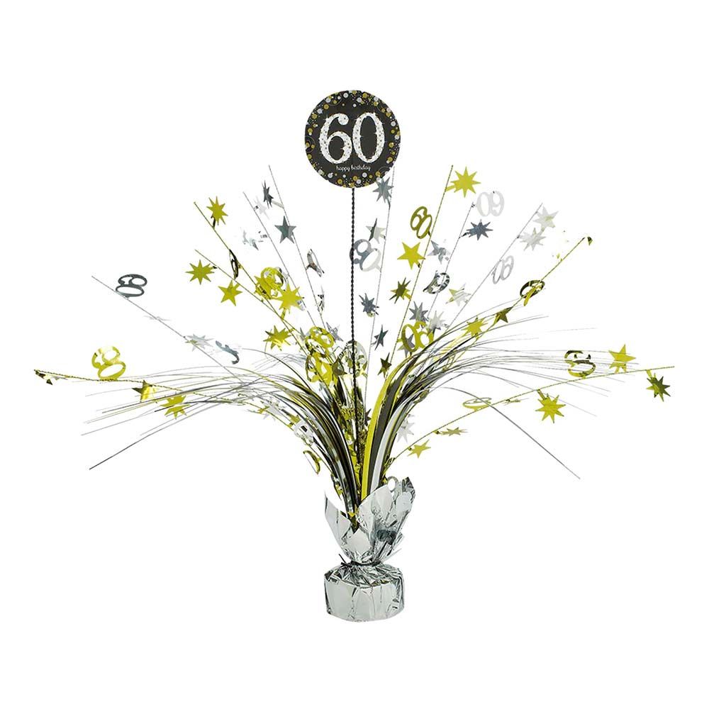 Bordspjäs 60 Guld/Silver Glitter