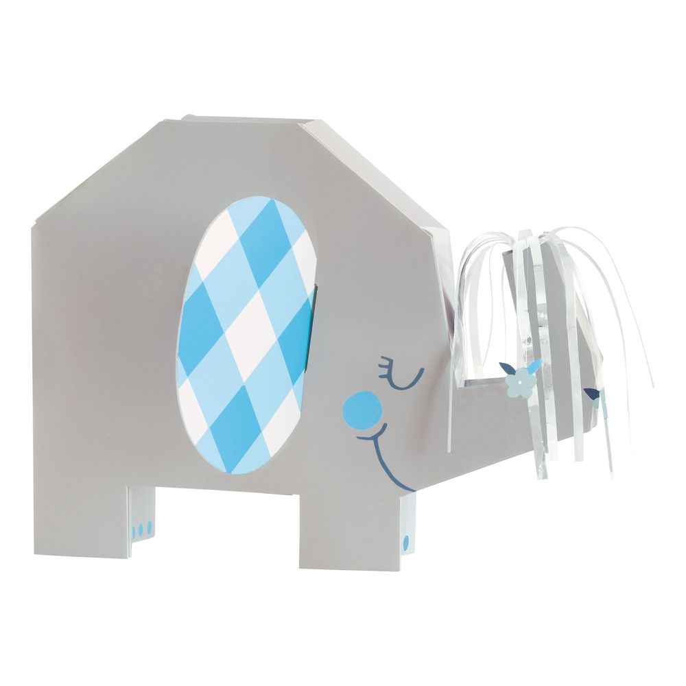 Bordpynt Blå Elefant Baby Shower