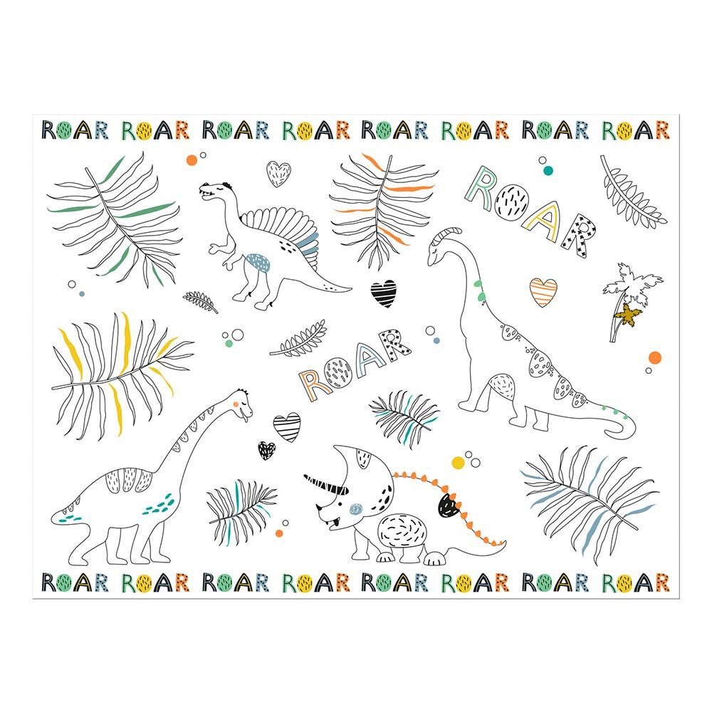Bordstabletter Målarduk Dino Roar