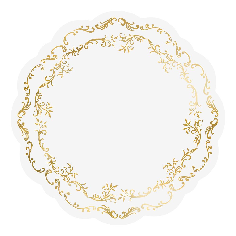 Ornamentti Pöytätabletit Kulta/Valkoinen
