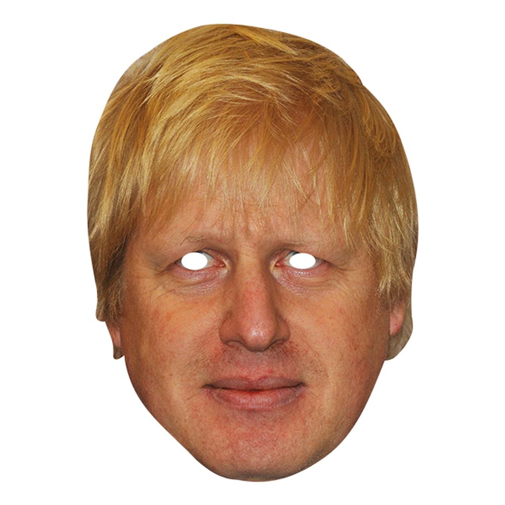 Boris Johnson Pappmaske