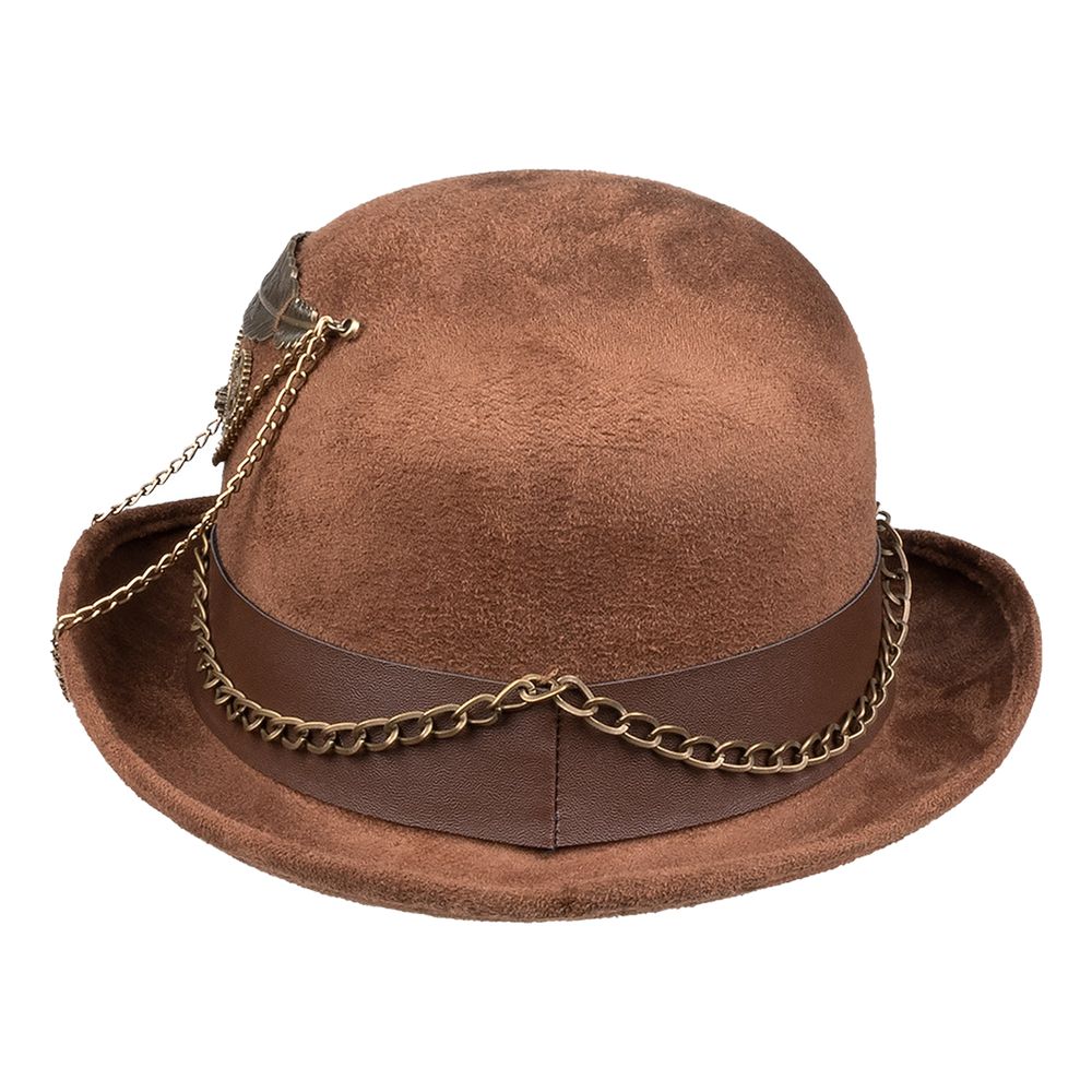 Bowlerhatt Steampunk Brun