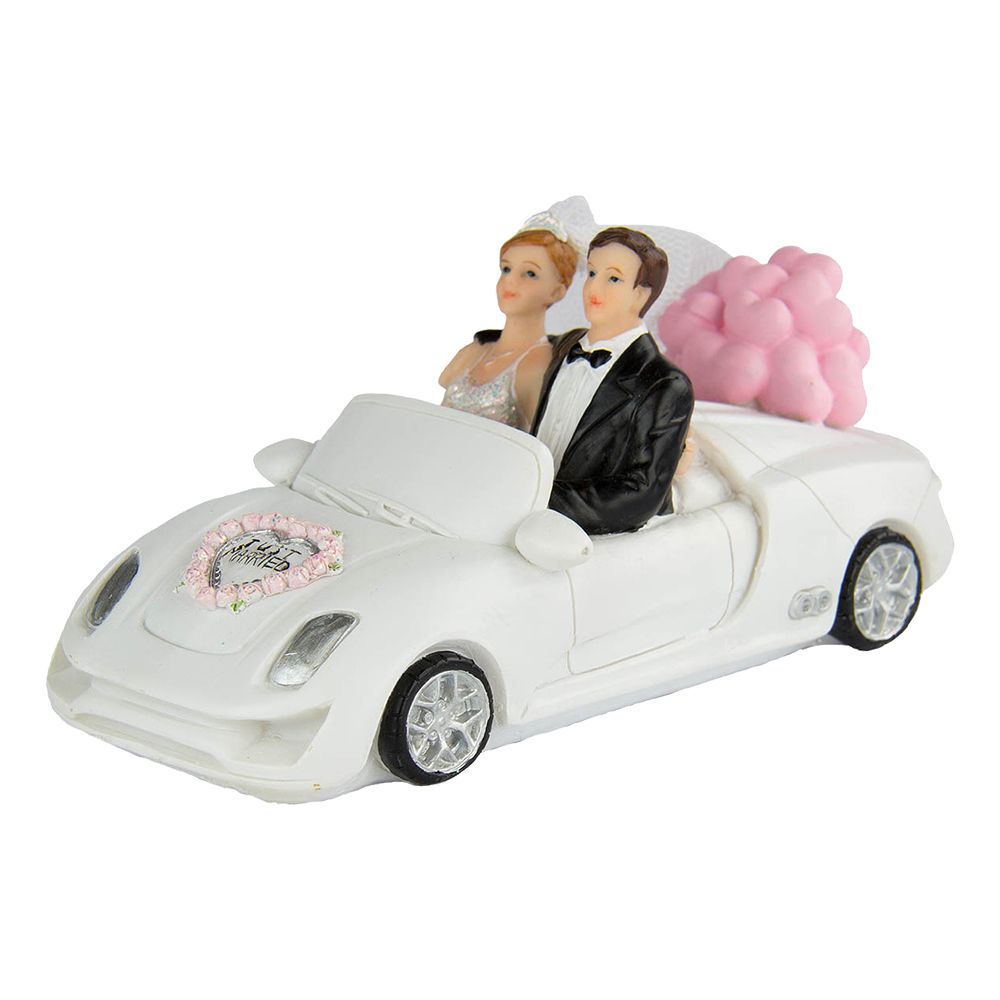 Hääkoriste Hääpari Autossa
